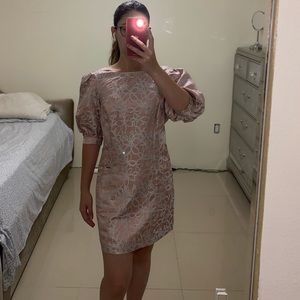 Lulus Floral puff dress